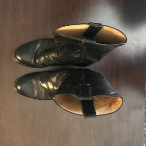 Justin Boots - Black Kipskin Roper Western Boots